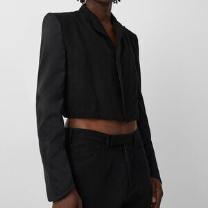 BNWT SS23 JULIUS "GALLU" DUAL MATERIAL CROPPED JACKET 3